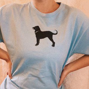 The Black Dog -light blue T-Shirt XL